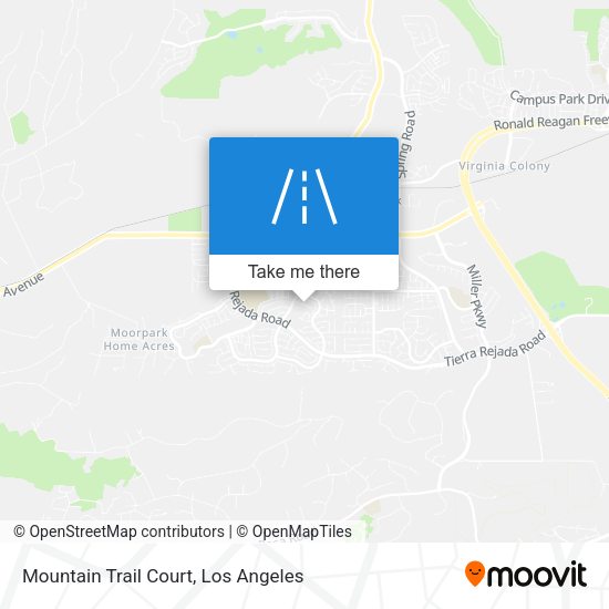 Mountain Trail Court map