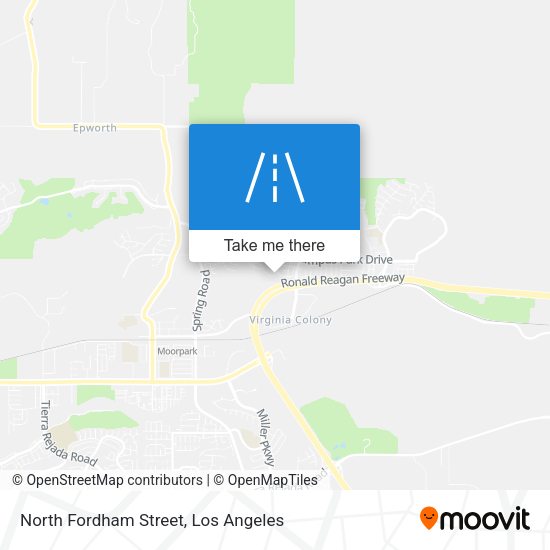 North Fordham Street map