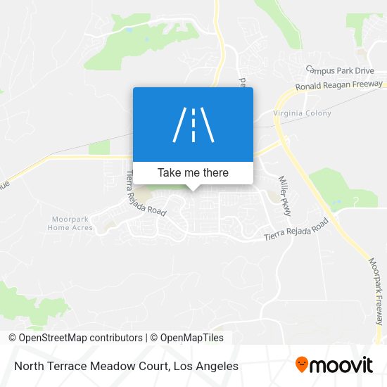 Mapa de North Terrace Meadow Court