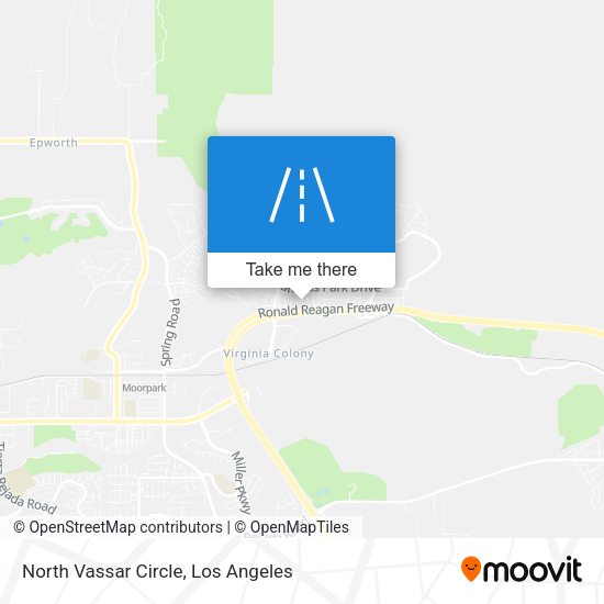 North Vassar Circle map