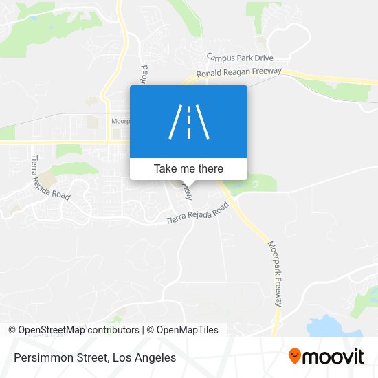 Mapa de Persimmon Street