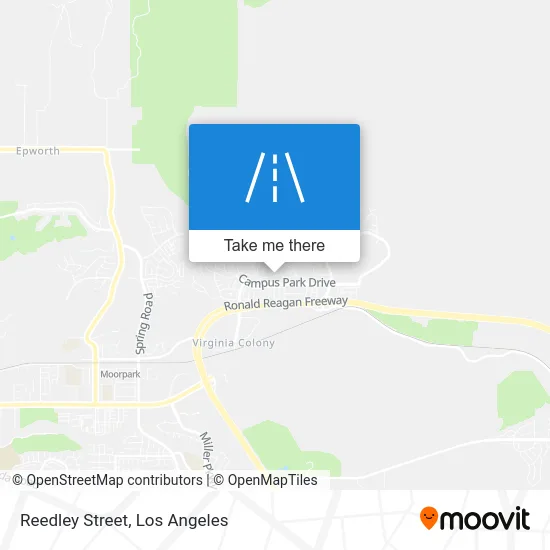 Reedley Street map