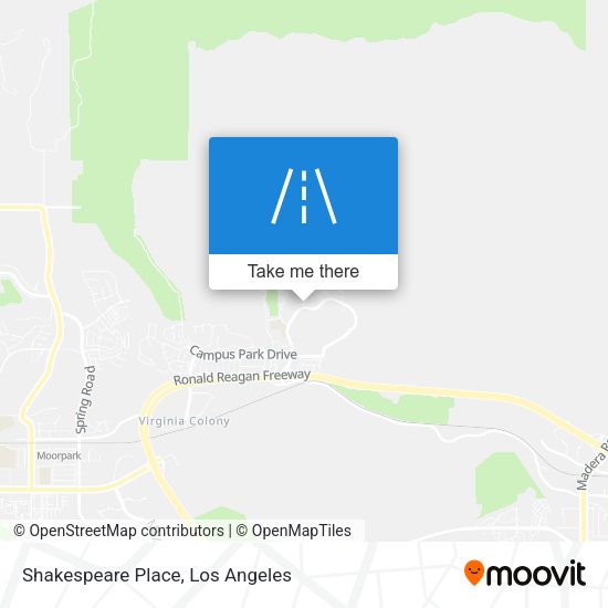 Shakespeare Place map