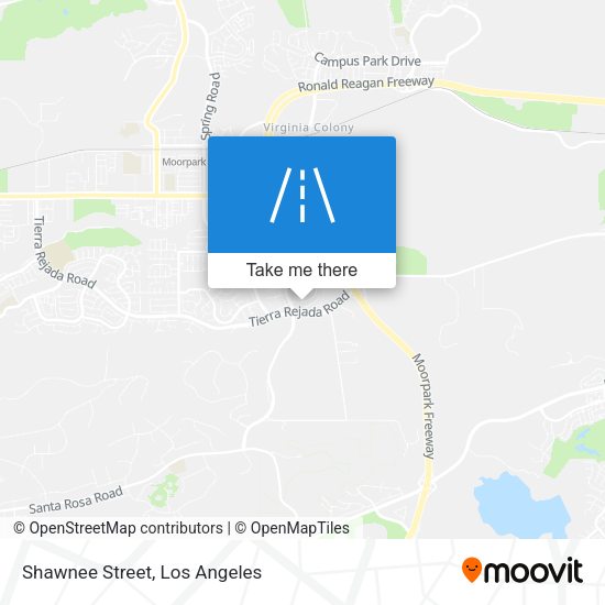 Mapa de Shawnee Street