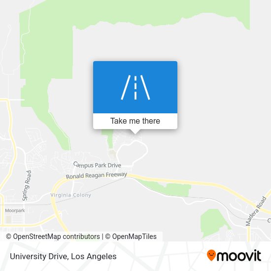 Mapa de University Drive