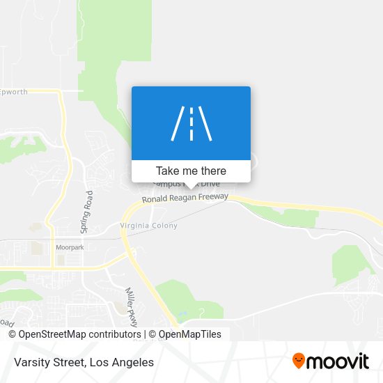 Mapa de Varsity Street