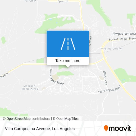 Villa Campesina Avenue map