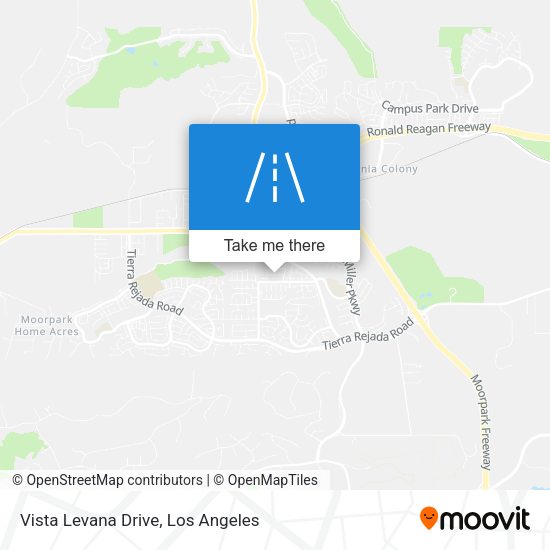 Mapa de Vista Levana Drive