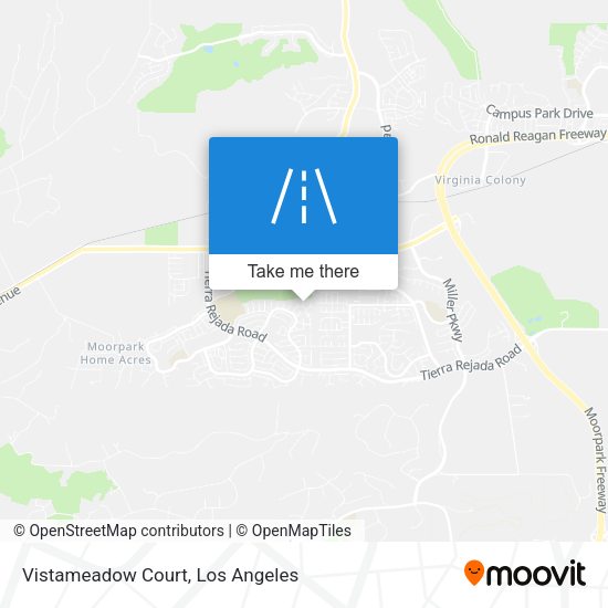 Vistameadow Court map
