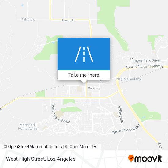 West High Street map