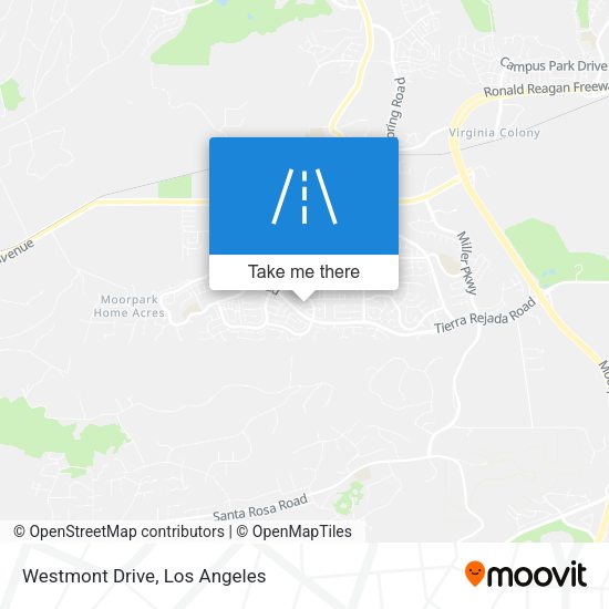Mapa de Westmont Drive
