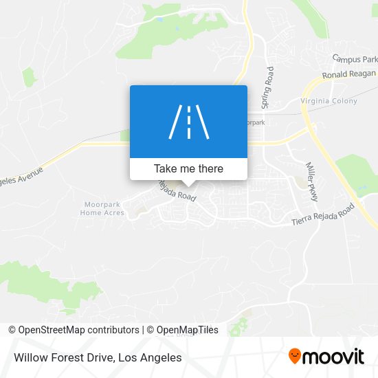 Willow Forest Drive map