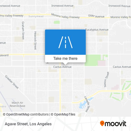 Agave Street map