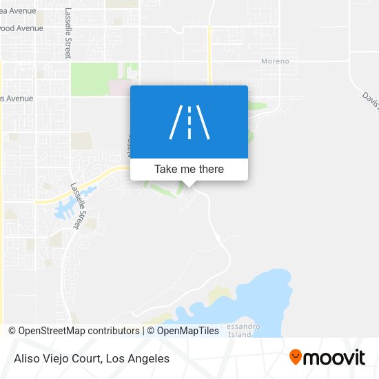 Aliso Viejo Court map