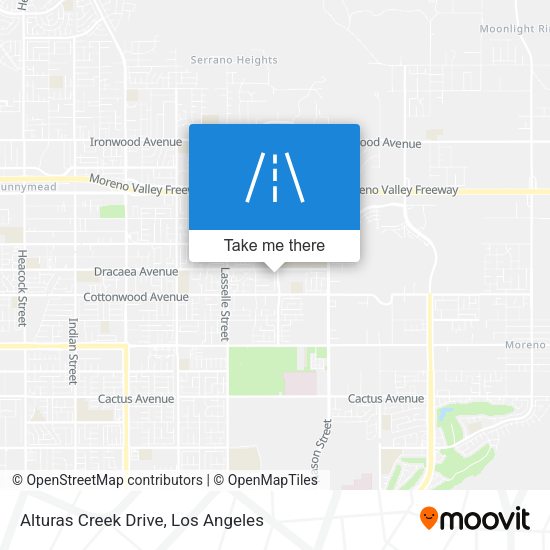 Alturas Creek Drive map