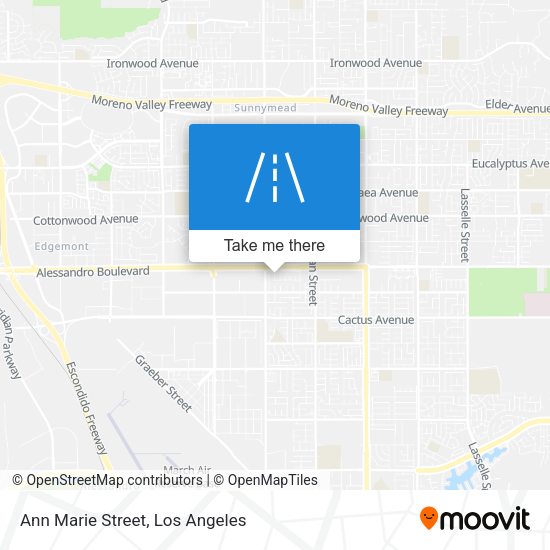 Mapa de Ann Marie Street