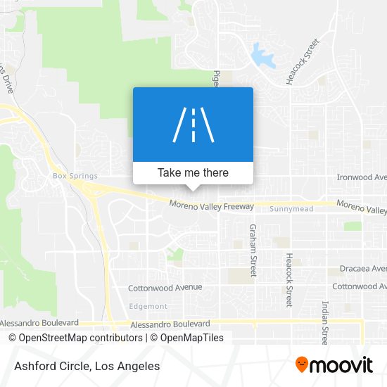 Mapa de Ashford Circle