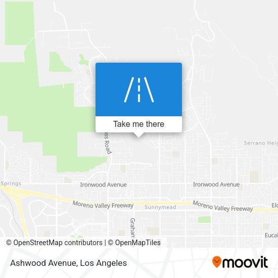 Mapa de Ashwood Avenue