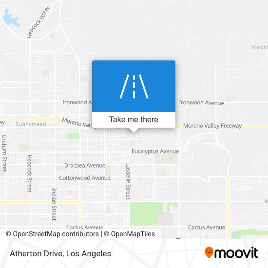 Mapa de Atherton Drive