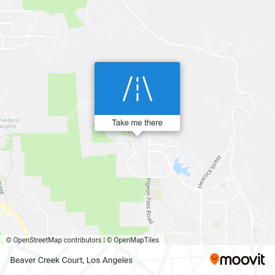 Beaver Creek Court map