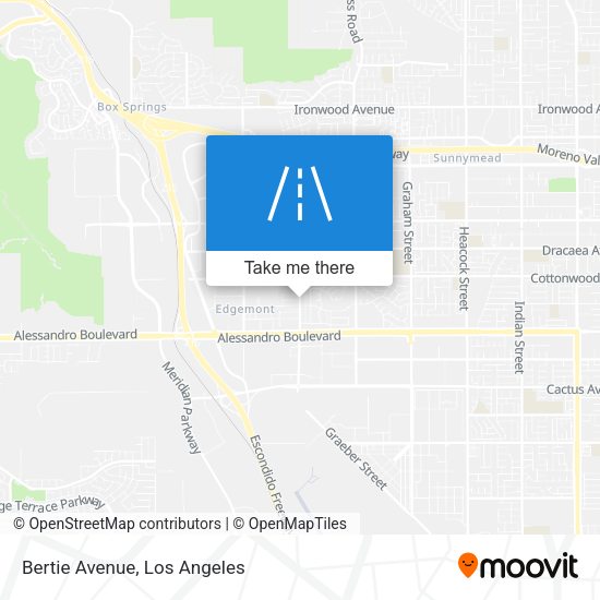 Mapa de Bertie Avenue