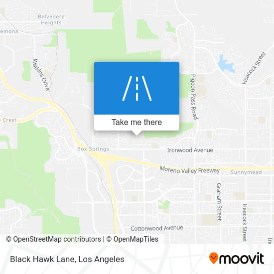 Mapa de Black Hawk Lane