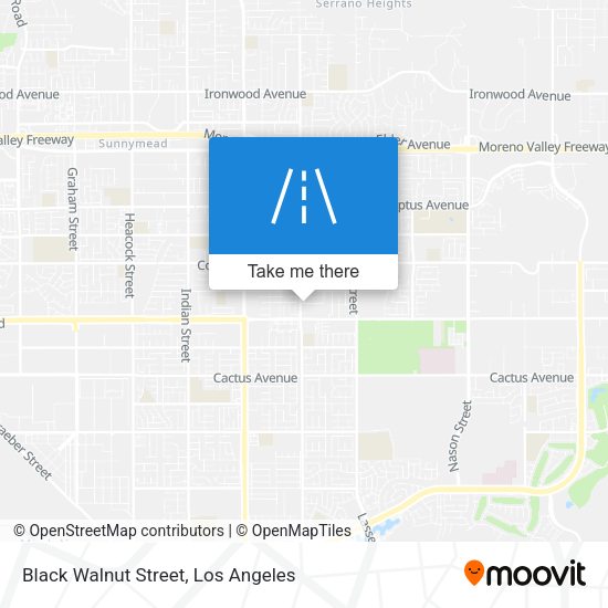Black Walnut Street map