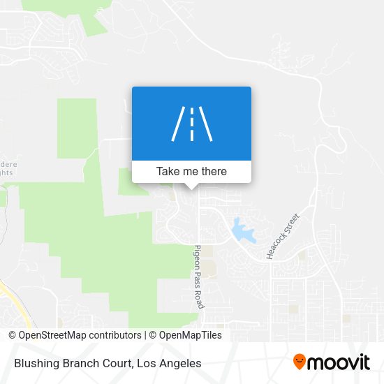 Blushing Branch Court map