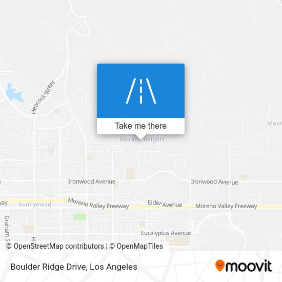 Mapa de Boulder Ridge Drive