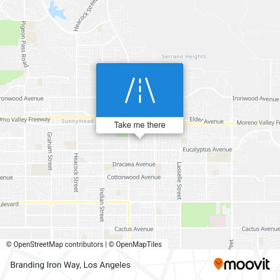 Mapa de Branding Iron Way
