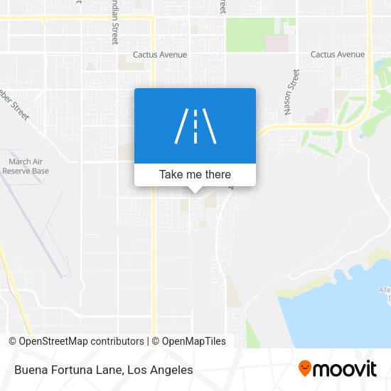 Buena Fortuna Lane map