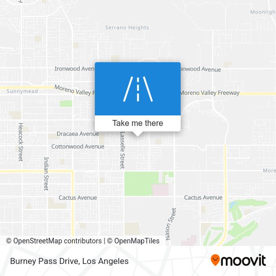 Mapa de Burney Pass Drive
