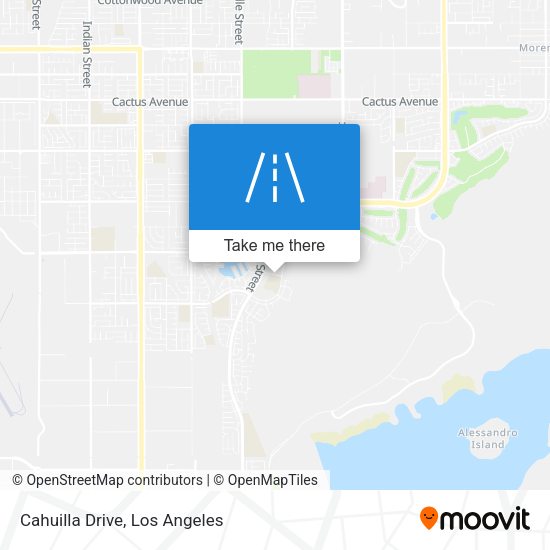 Mapa de Cahuilla Drive