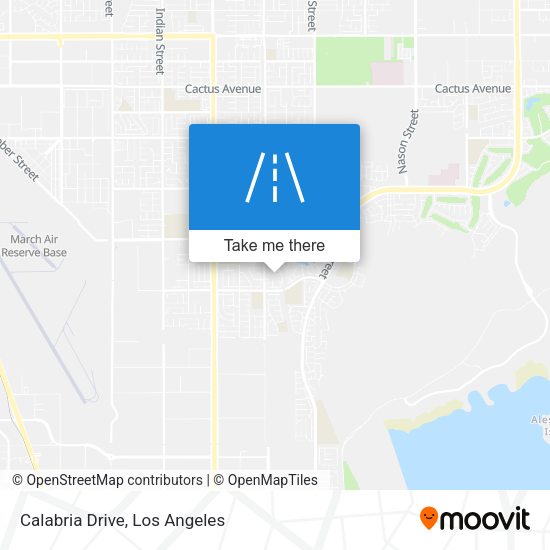 Mapa de Calabria Drive