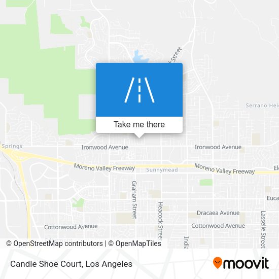 Candle Shoe Court map