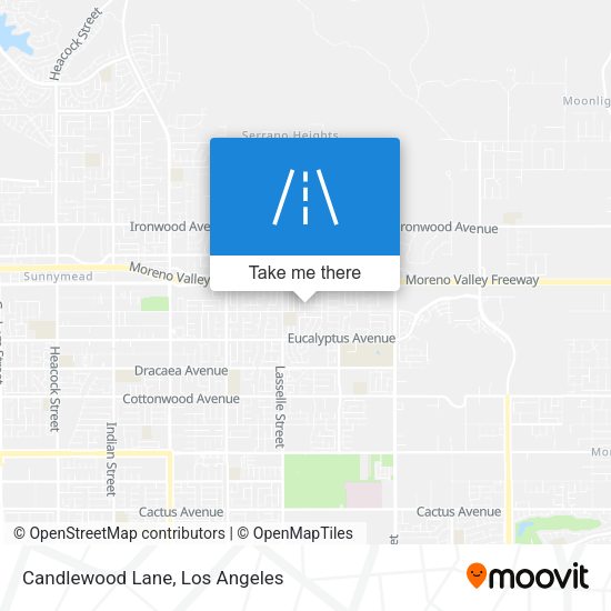 Candlewood Lane map