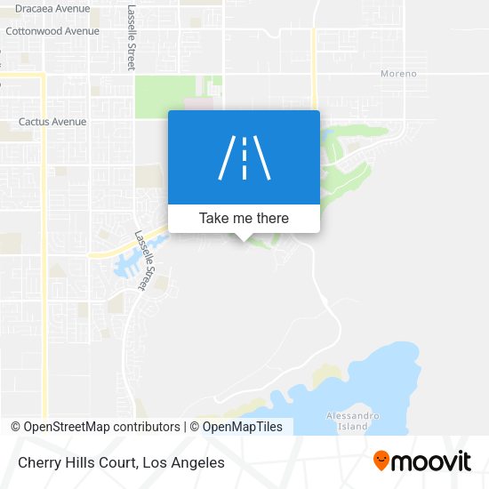Cherry Hills Court map