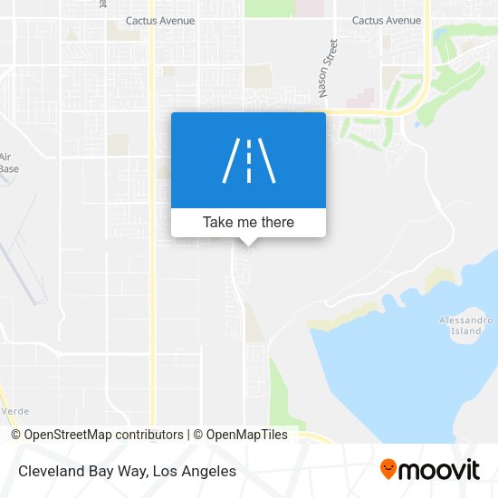 Cleveland Bay Way map