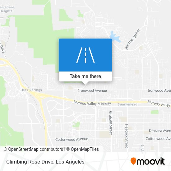 Climbing Rose Drive map