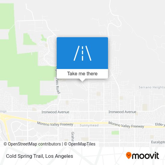 Mapa de Cold Spring Trail