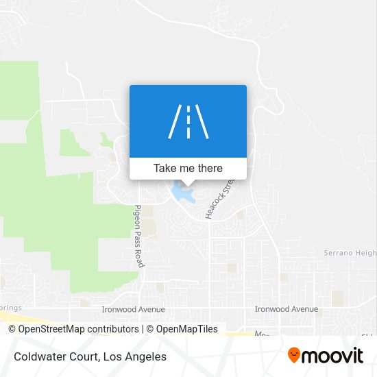Coldwater Court map