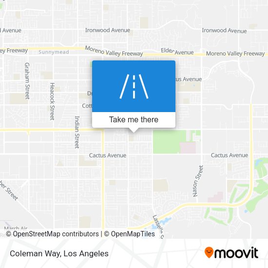 Mapa de Coleman Way