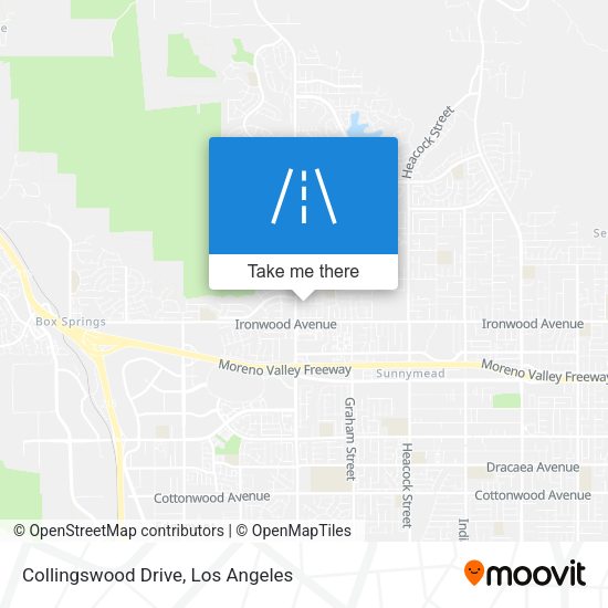 Collingswood Drive map