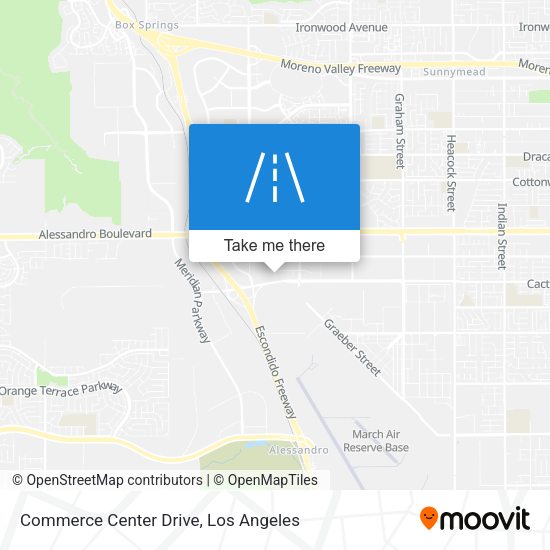 Mapa de Commerce Center Drive