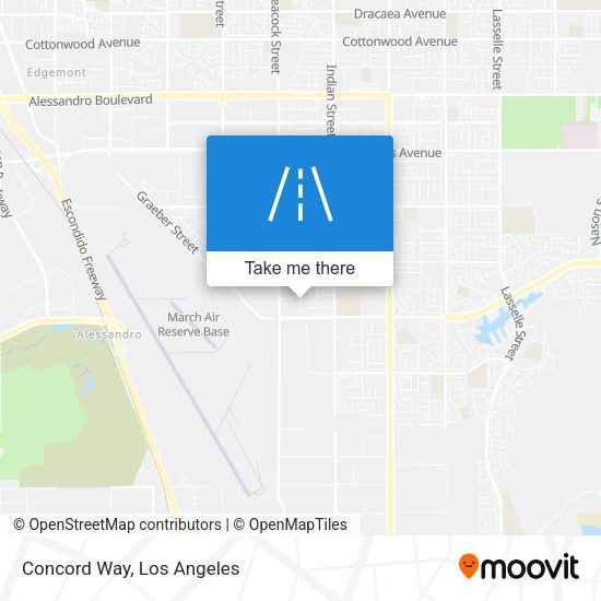 Mapa de Concord Way