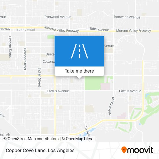Copper Cove Lane map