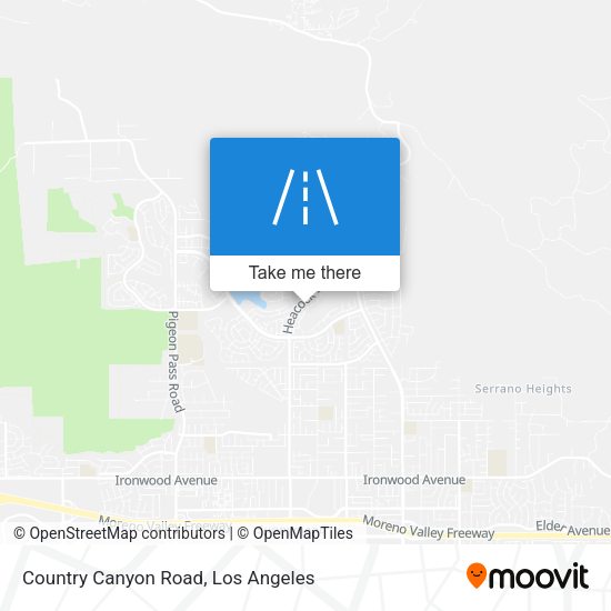 Mapa de Country Canyon Road