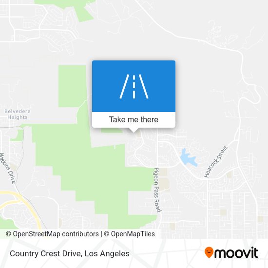 Country Crest Drive map