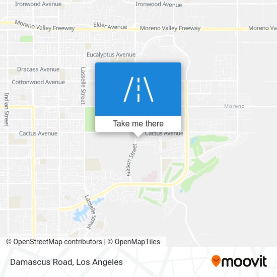 Mapa de Damascus Road