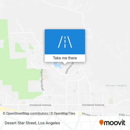 Mapa de Desert Star Street